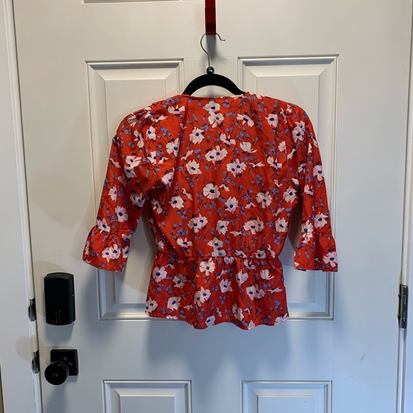 Vera Moda Floral Ruffle Top - Picture 2 of 2